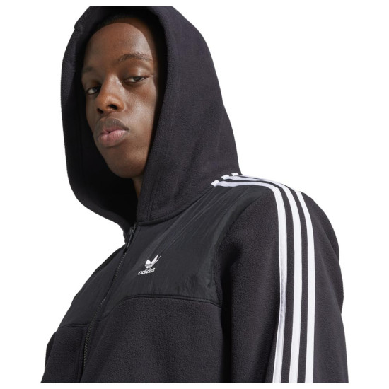 Adidas Ανδρική Ζακέτα 3-Stripes Teddy Fleece Hoodie